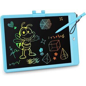 Kids LCD Drawing Writing Sky Blue Tablet Doodle Board for Boys and Girls 10 inch